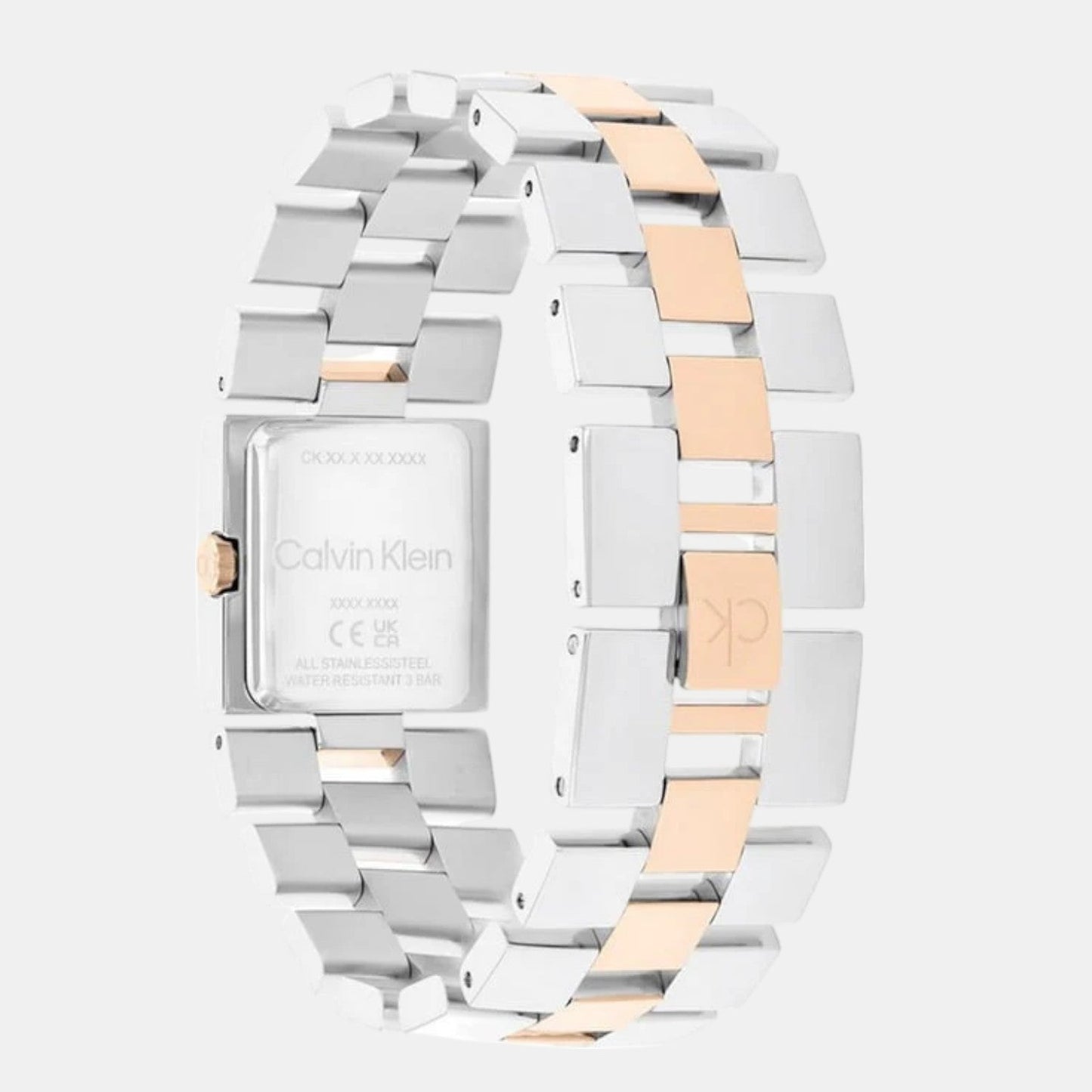 Ck Meridian Women Quartz Pink Dial Analog Stainless Steel Watch 25100092