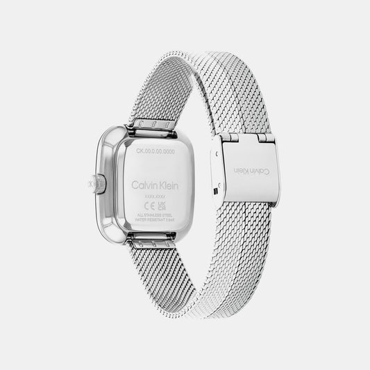 Adore Women Quartz Silver Dial Analog Mesh Watch 25100098