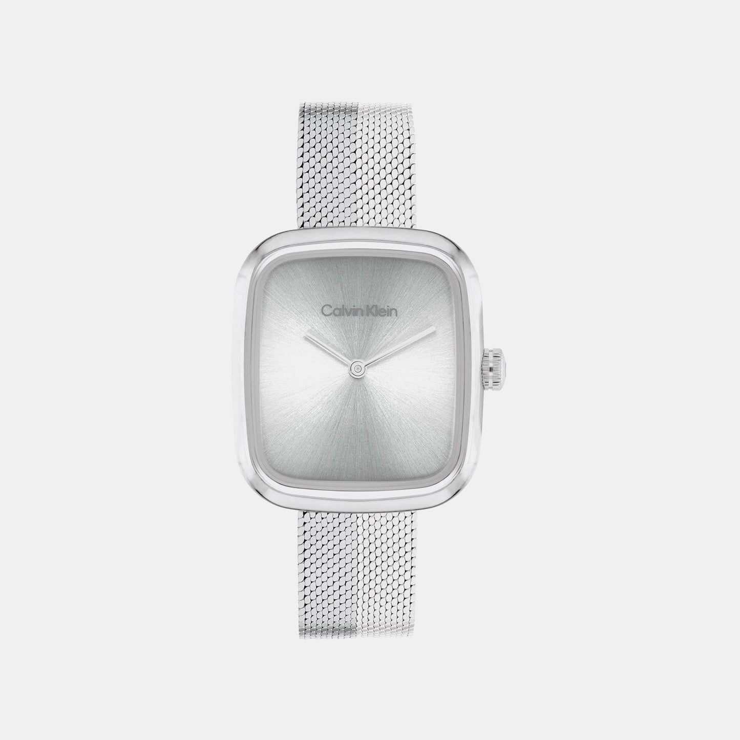 Adore Women Quartz Silver Dial Analog Mesh Watch 25100098