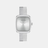 Adore Women Quartz Silver Dial Analog Mesh Watch 25100098