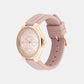 Vibrancy Women Quartz Pink Dial Multi-Function Leather Watch 25100108