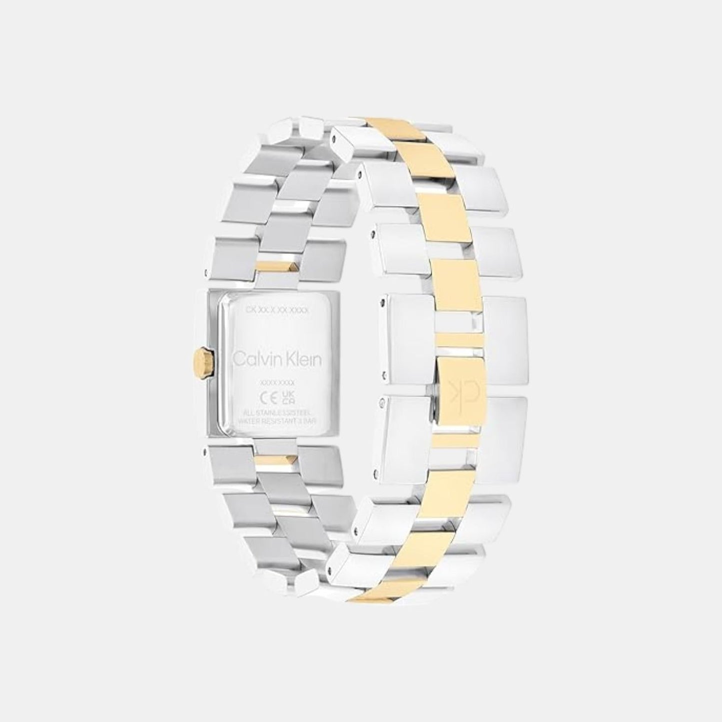 Ck Meridian Women Quartz Gold Dial Analog Stainless Steel Watch 25100115