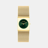 Ck Pulse Women Quartz Green Dial Analog Mesh Watch 25100136
