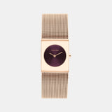Ck Pulse Women Quartz Red Dial Analog Mesh Watch 25100137