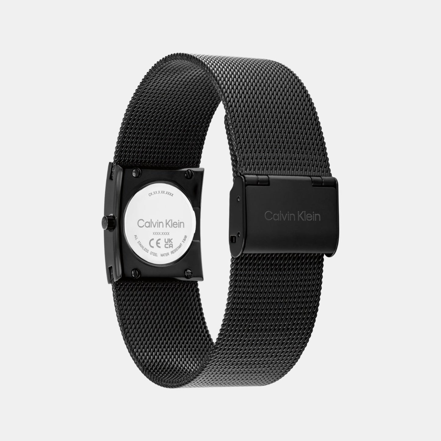 Ck Pulse Women Quartz Black Dial Analog Mesh Watch 25100138