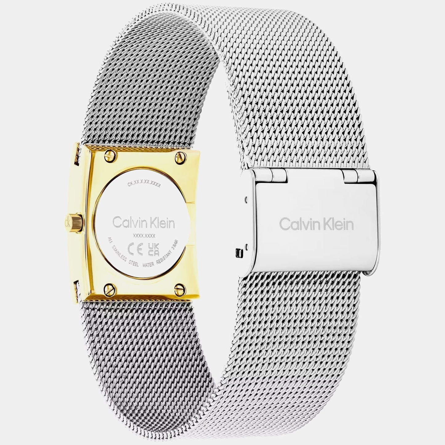 Women Quartz Silver Dial Analog Mesh Watch 25100139
