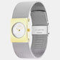 Women Quartz Silver Dial Analog Mesh Watch 25100139