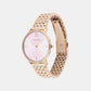Luxe Women Quartz Pink Dial Analog Stainless Steel Watch 25100170