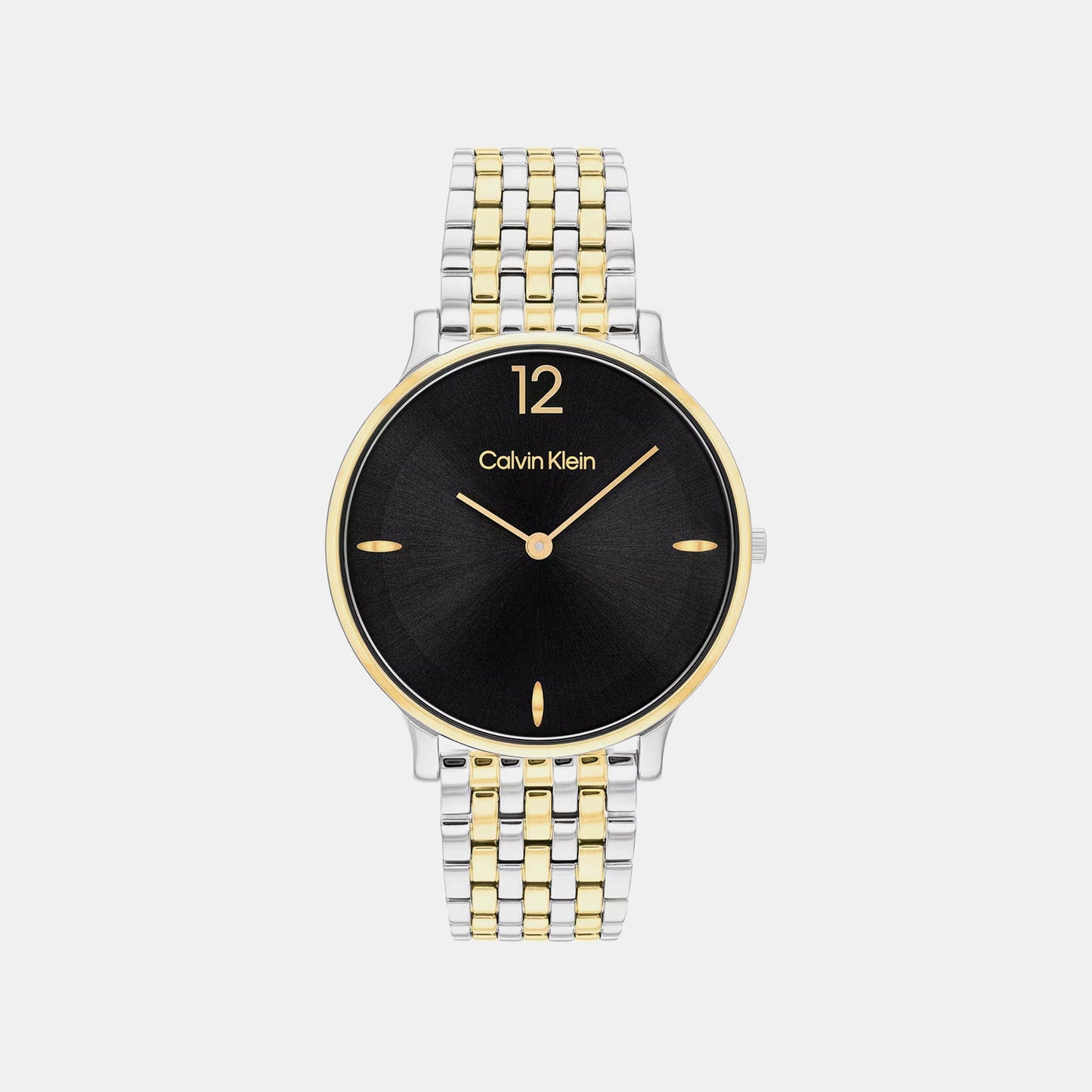 Luxe Women Quartz Black Dial Analog Stainless Steel Watch 25100171