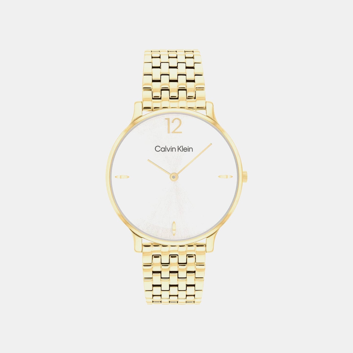 Luxe Women Quartz White Dial Analog Stainless Steel Watch 25100172