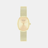 Euphoria Women Quartz Gold Dial Analog Stainless Steel Watch 25100174