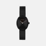 Euphoria Women Quartz Black Dial Analog Mesh Watch 25100176