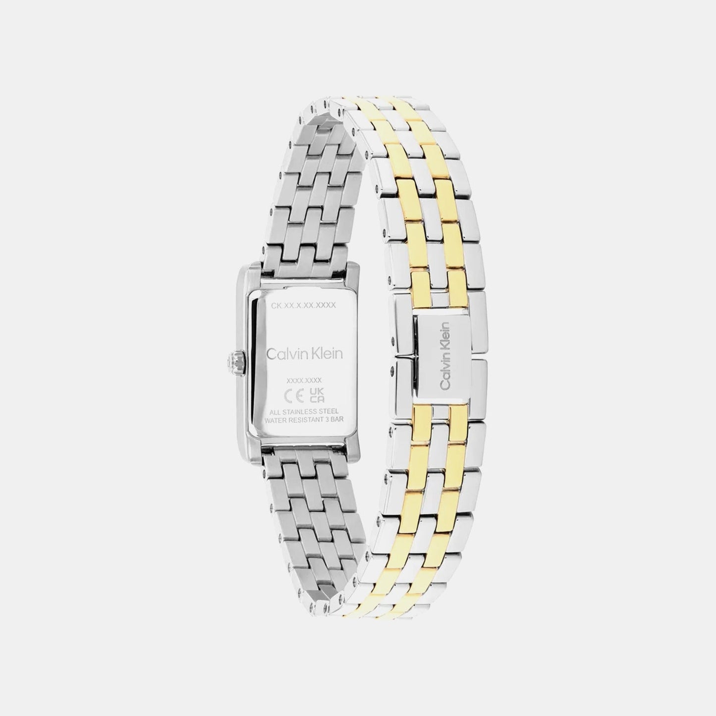Ck Light Women Quartz White Dial Analog Stainless Steel Watch 25100199