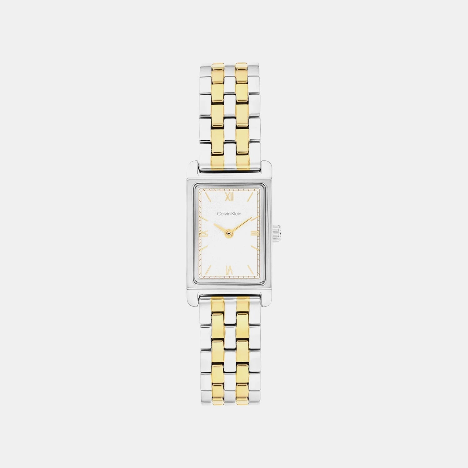 Ck Light Women Quartz White Dial Analog Stainless Steel Watch 25100199