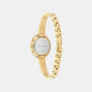 Twisted Bezel Women Quartz Green Dial Analog Stainless Steel Watch 25100203