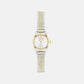 Contemporary Women Quartz Silver Dial Analog Stainless Steel Watch 25100207