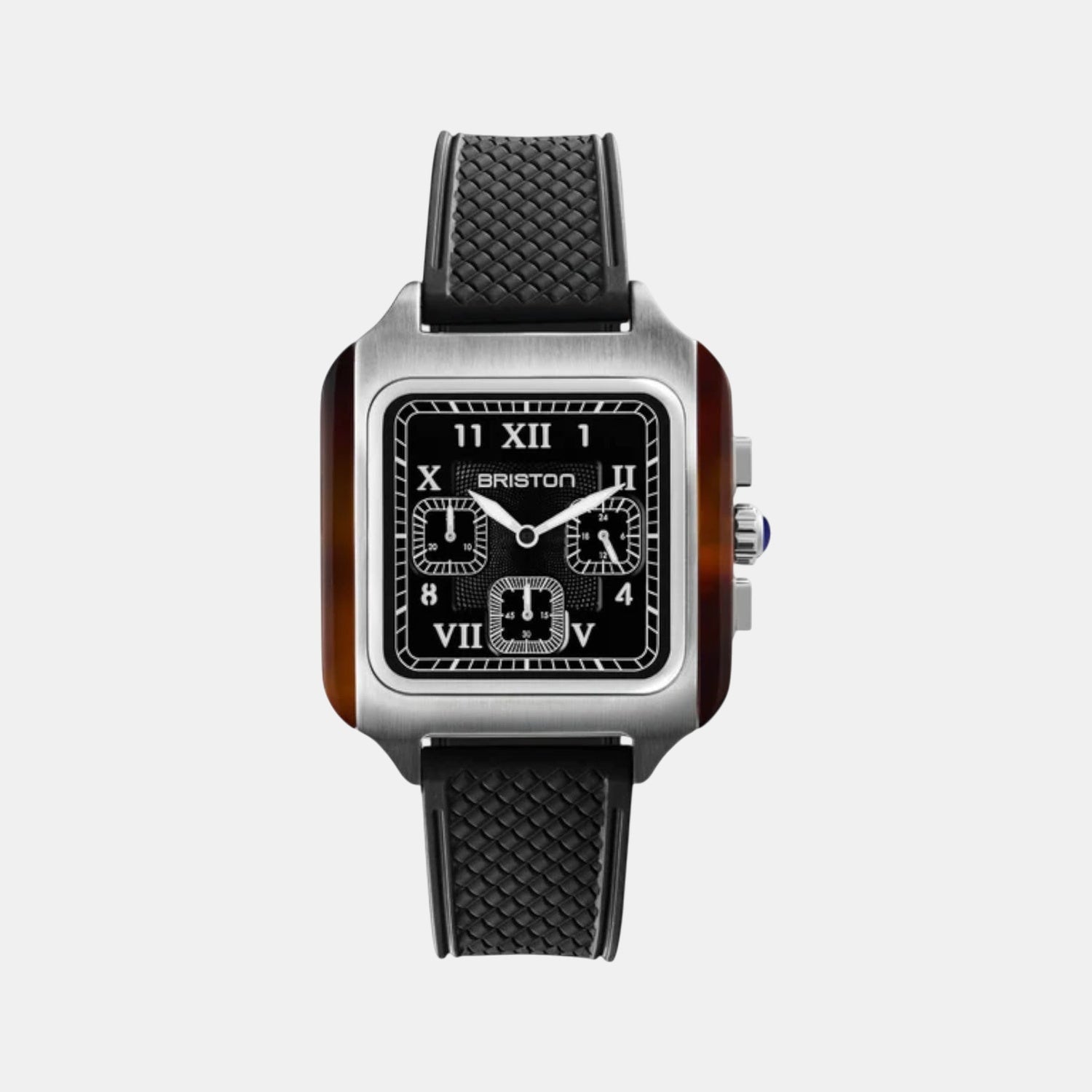 Streamliner Kennedy Men Quartz Black Dial Chronograph Rubber Watch 251838.SA.T.1.FB