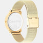 Ck Iconic Unisex Quartz Yellow Dial Analog Stainless Steel Watch 25200034