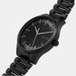 Ck Iconic Unisex Quartz Black Dial Analog Stainless Steel Watch 25200040