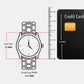 Minimalistic T Bar Women Quartz Silver Dial Analog Stainless Steel Watch 25200139