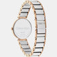 Minimalistic T Bar Women Quartz Silver Dial Analog Stainless Steel Watch 25200139