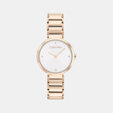 Minimalistic T Bar Women Quartz Grey Dial Analog Stainless Steel Watch 25200140