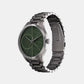 Ck Iconic Unisex Quartz Green Dial Analog Stainless Steel Watch 25200164