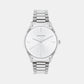 Ck Iconic Unisex Quartz Silver Dial Analog Stainless Steel Watch 25200168