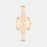 Ck Iconic Women Quartz Pink Dial Analog Stainless Steel Watch 25200183
