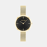 Ck Iconic Women Quartz Black Dial Analog Mesh Watch 25200186