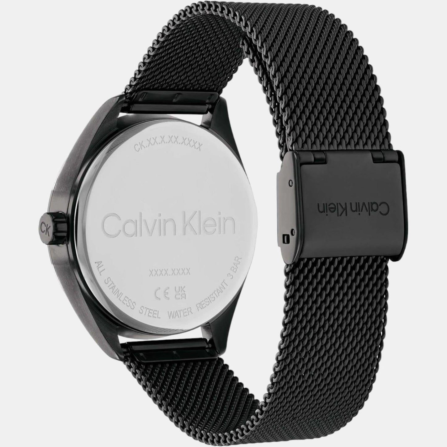 Essentials Women Quartz Black Dial Analog Mesh Watch 25200194