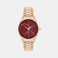 Iconic Unisex Quartz Red Dial Analog Stainless Steel Watch 25200347