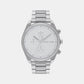 Impact Men Quartz Silver Dial Chronograph Stainless Steel Watch 25200356