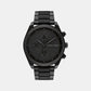 Impact Men Quartz Black Dial Chronograph Stainless Steel Watch 25200359
