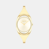 Ck Elation Women Quartz Champagne Dial Analog Stainless Steel Watch 25200391