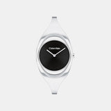 Ck Elation Women Quartz Black Dial Analog Stainless Steel Watch 25200392