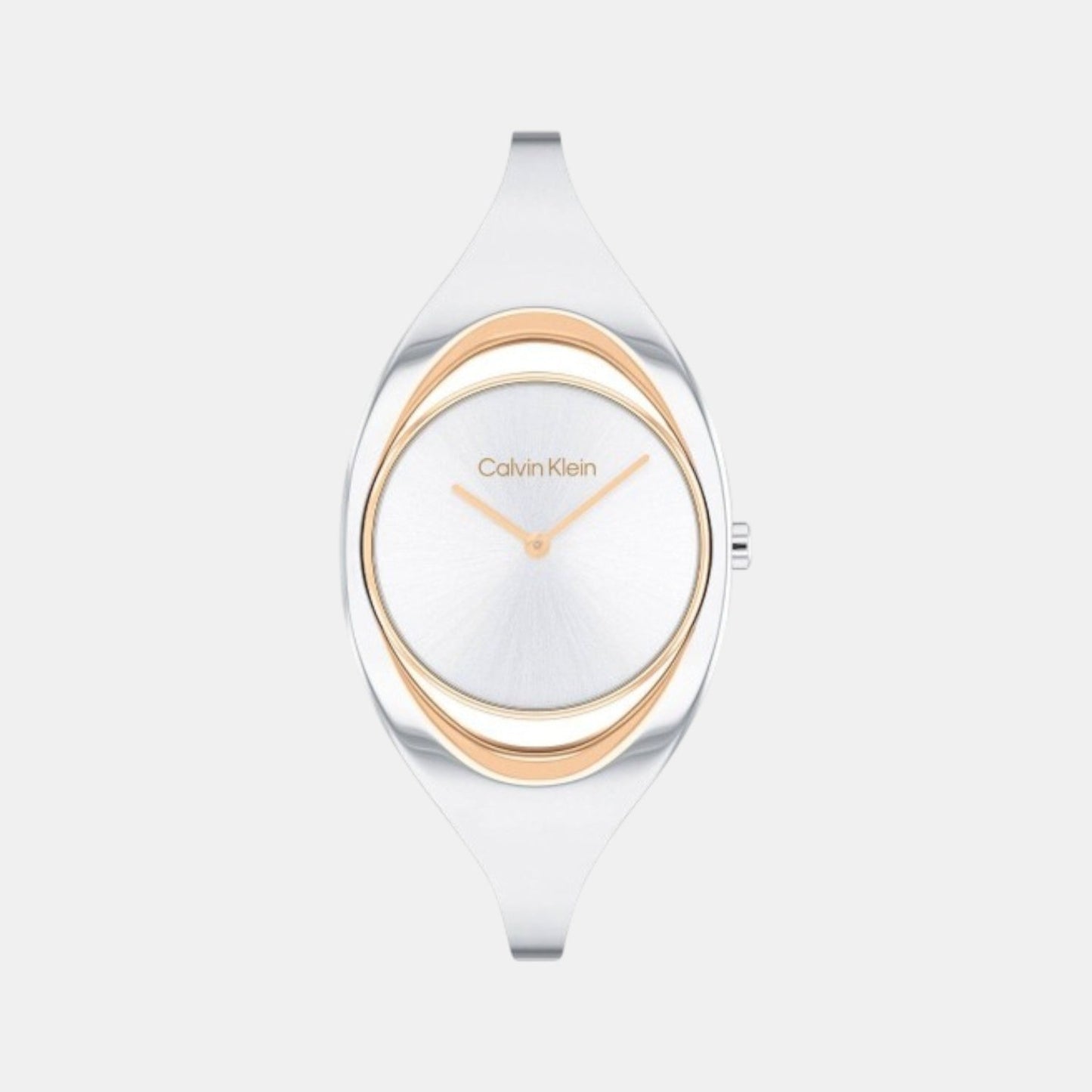 Ck Elation Women Quartz Silver Dial Analog Stainless Steel Watch 25200424