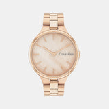 Linked Women Quartz Mother Of Pearl Dial Analog Stainless Steel Watch 25200427
