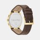 Distinguish Men Quartz Blue Dial Multi-Function Leather Watch 25200445
