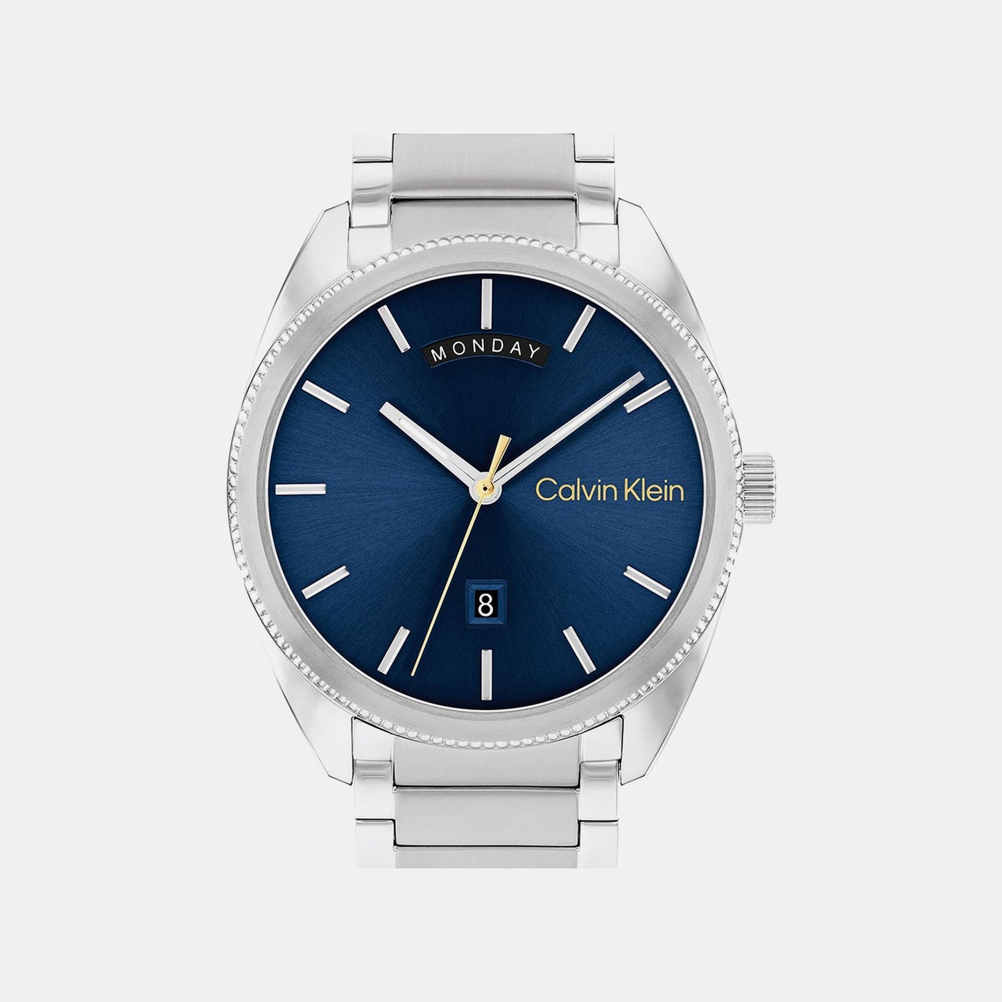 Progress Men Quartz Blue Dial Analog Stainless Steel Watch 25200446