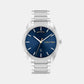 Progress Men Quartz Blue Dial Analog Stainless Steel Watch 25200446