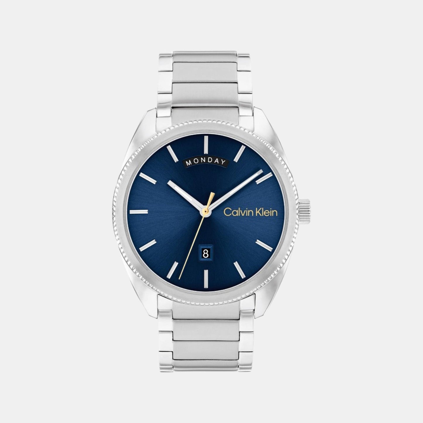 Progress Men Quartz Blue Dial Analog Stainless Steel Watch 25200446