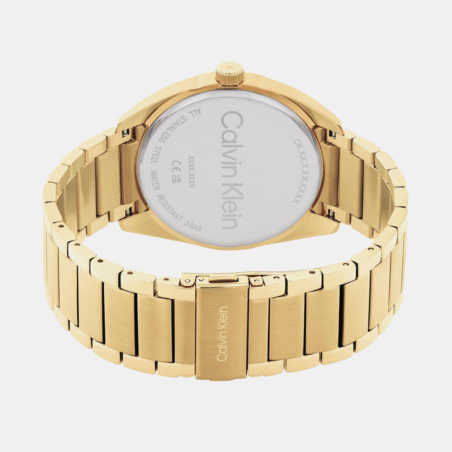 Progress Men Quartz Gold Dial Analog Stainless Steel Watch 25200447