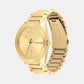 Progress Men Quartz Gold Dial Analog Stainless Steel Watch 25200447