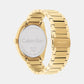 Progress Men Quartz Gold Dial Analog Stainless Steel Watch 25200447