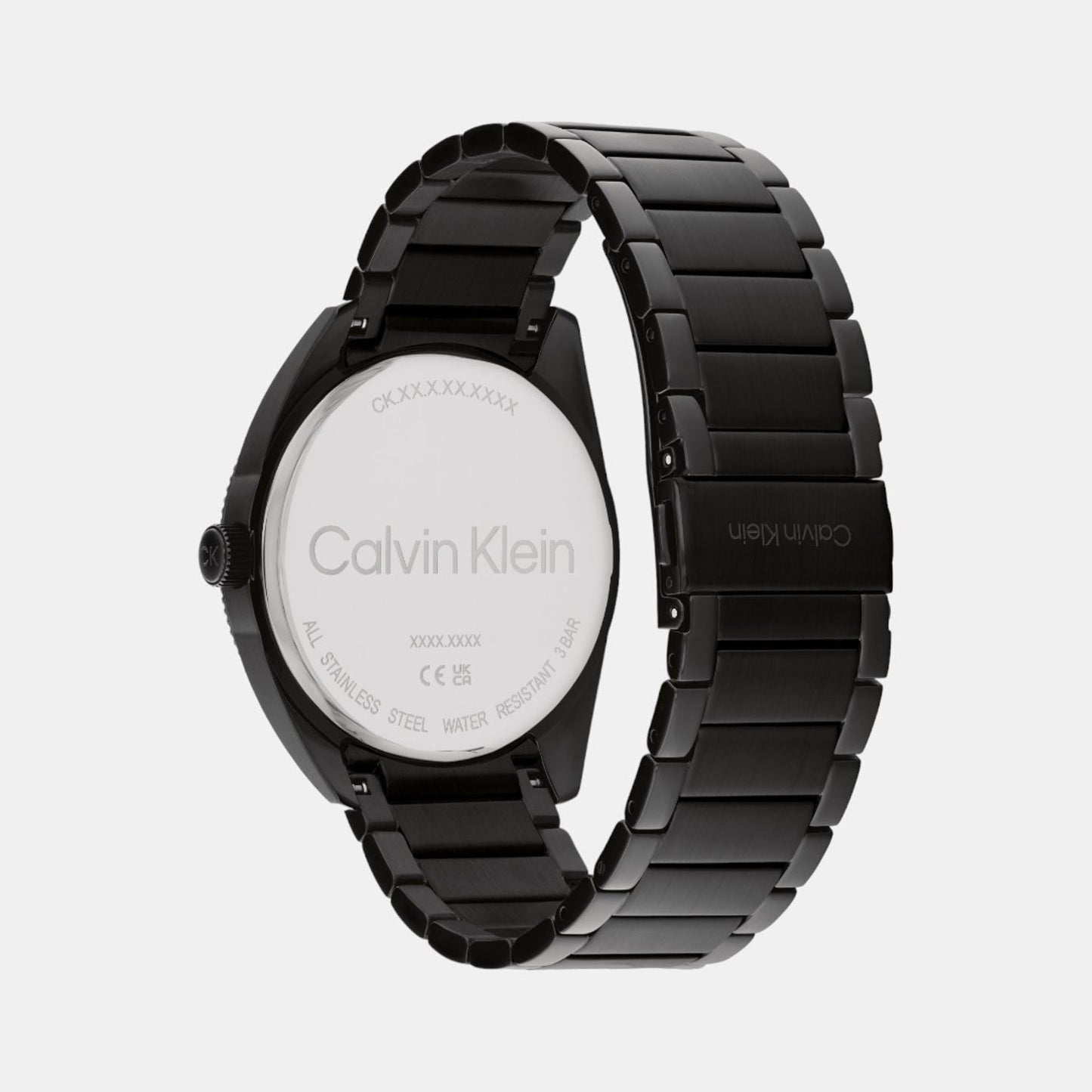 Progress Men Quartz Black Dial Analog Stainless Steel Watch 25200448