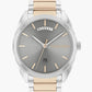 Progress Men Quartz Grey Dial Analog Stainless Steel Watch 25200449