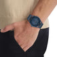 Ascend Men Quartz Blue Dial Analog Stainless Steel Watch 25200451