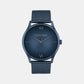 Ascend Men Quartz Blue Dial Analog Stainless Steel Watch 25200451