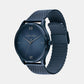 Ascend Men Quartz Blue Dial Analog Stainless Steel Watch 25200451
